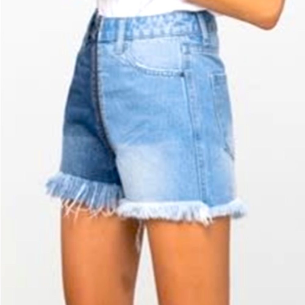 NWT Insane Zone two tone zip shorts size small - Picture 3 of 8